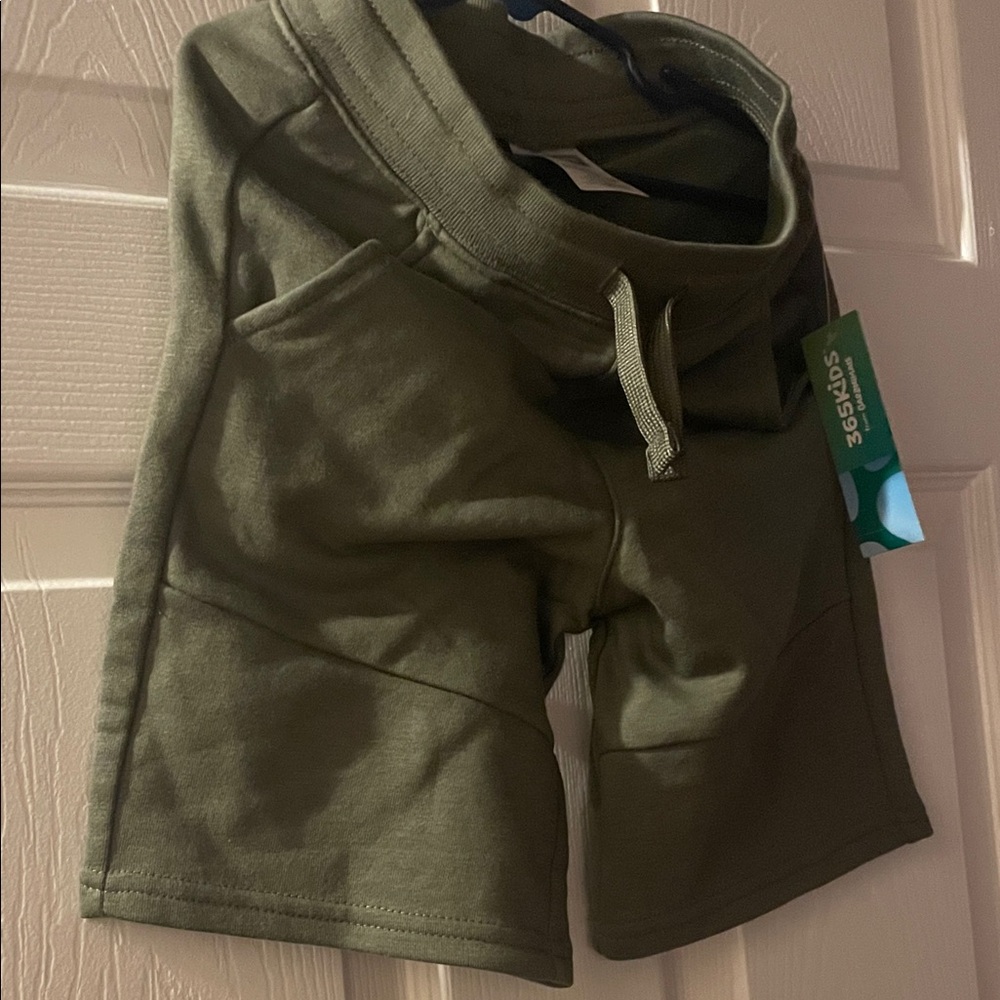 ASOS Olive Athletic Shorts - Picture 3 of 4